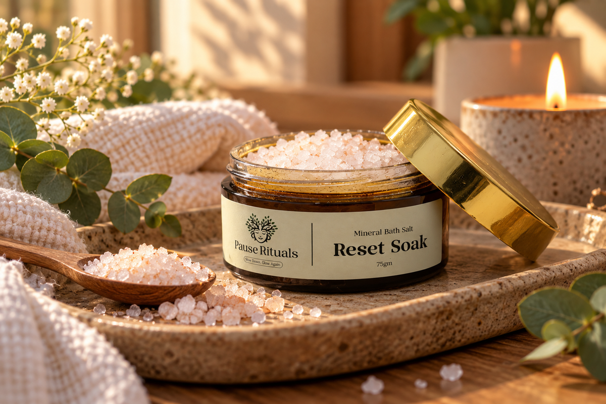 Reset Soak bath salt jar