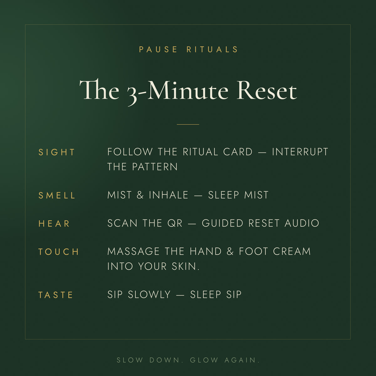 Night Reset Ritual