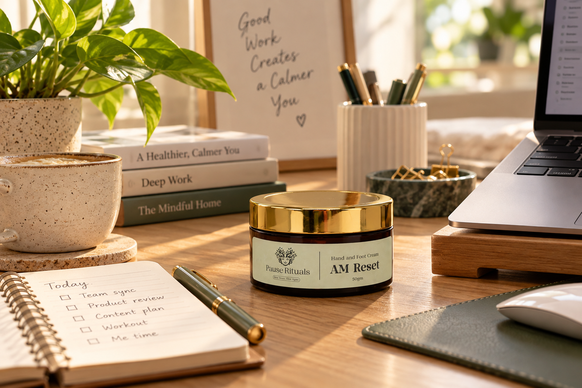 Pause Rituals AM Reset hand and foot cream, 50 g jar