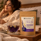 Sleep Sip tea pouch, back of pack with ritual steps